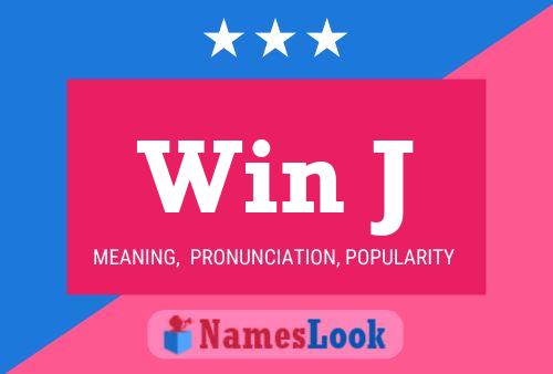 Win J Name Poster