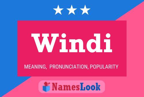 Windi Name Poster