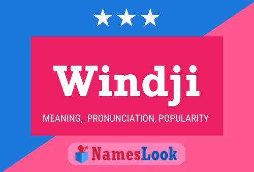 Windji Name Poster