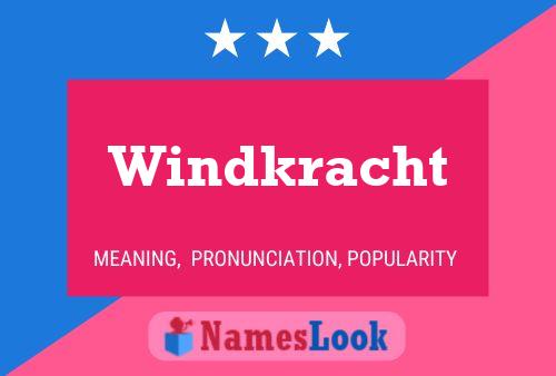 Windkracht Name Poster