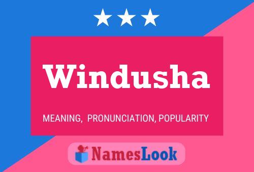 Windusha Name Poster