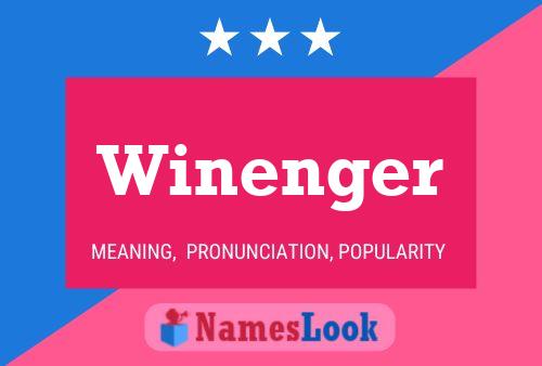 Winenger Name Poster