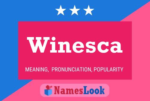 Winesca Name Poster