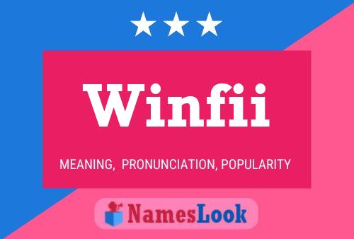 Winfii Name Poster