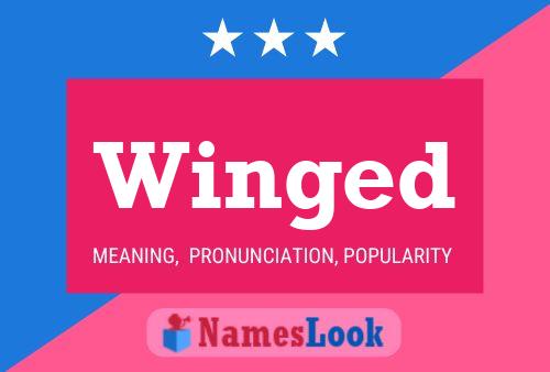 Winged Name Poster