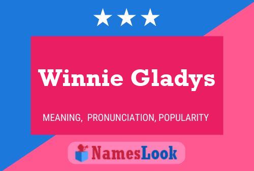 Winnie Gladys Name Poster