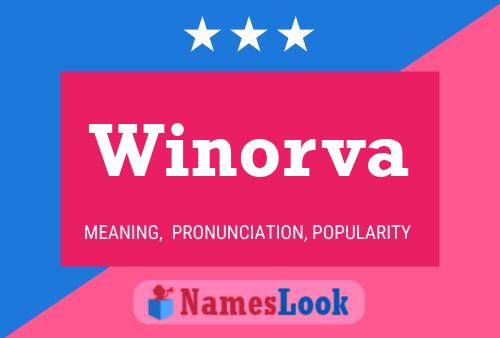 Winorva Name Poster