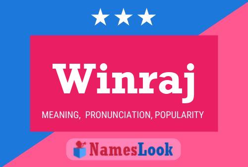 Winraj Name Poster