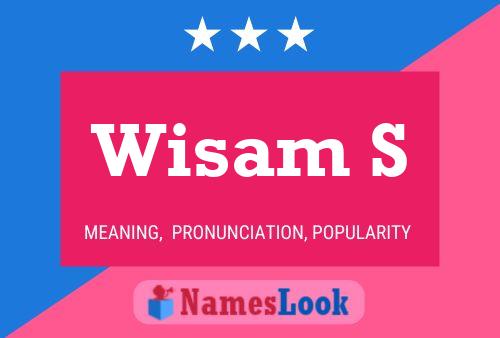 Wisam S Name Poster