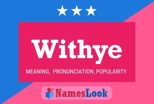 Withye Name Poster