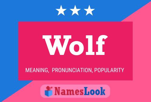 Wolf Name Poster