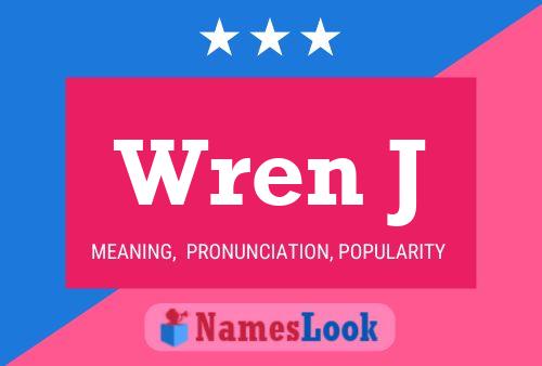 Wren J Name Poster