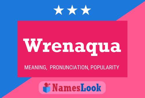 Wrenaqua Name Poster