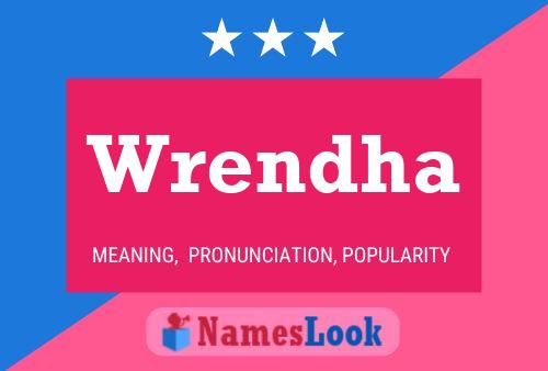 Wrendha Name Poster