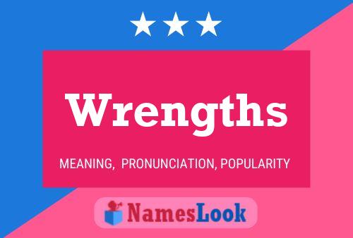 Wrengths Name Poster