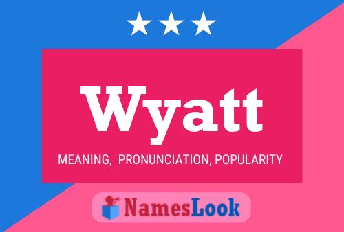 Wyatt Name Poster