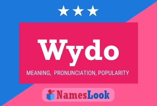 Wydo Name Poster