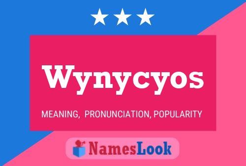 Wynycyos Name Poster