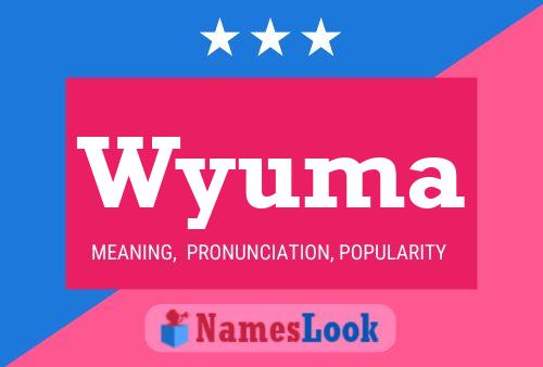 Wyuma Name Poster