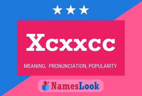 Xcxxcc Name Poster