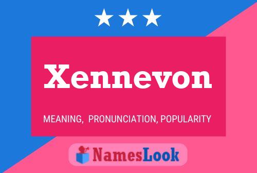 Xennevon Name Poster