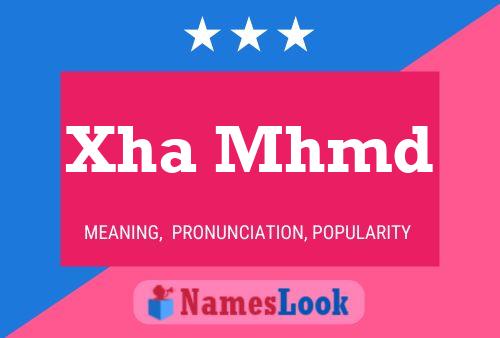 Xha Mhmd Name Poster