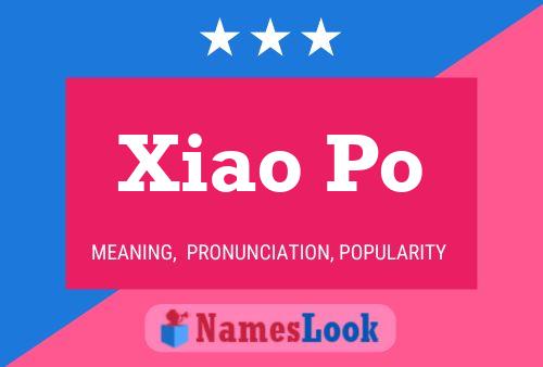 Xiao Po Name Poster