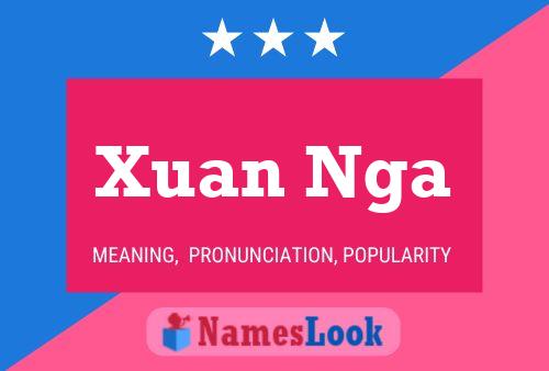 Xuan Nga Name Poster