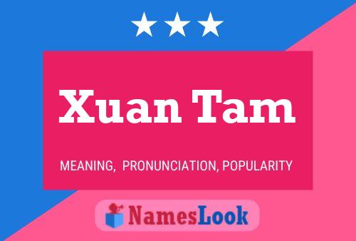 Xuan Tam Name Poster