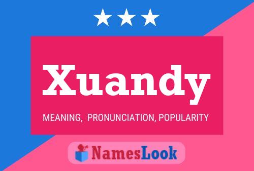 Xuandy Name Poster