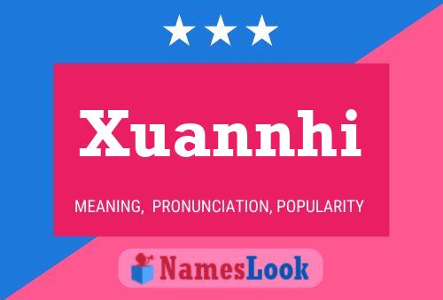 Xuannhi Name Poster