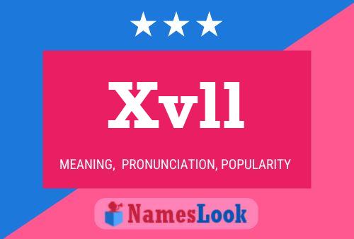 Xvll Name Poster