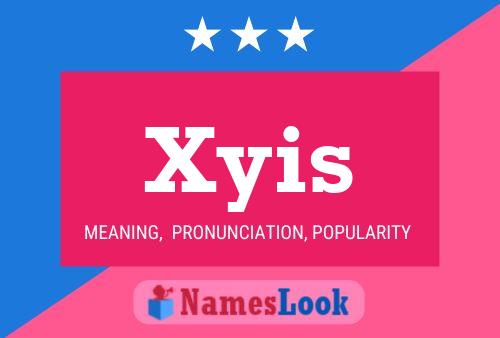 Xyis Name Poster