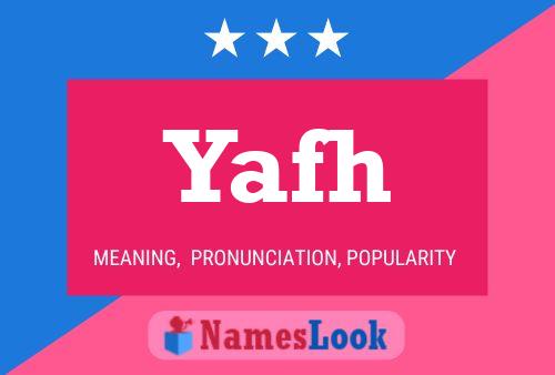 Yafh Name Poster