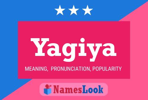 Yagiya Name Poster