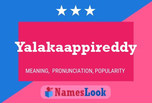 Yalakaappireddy Name Poster