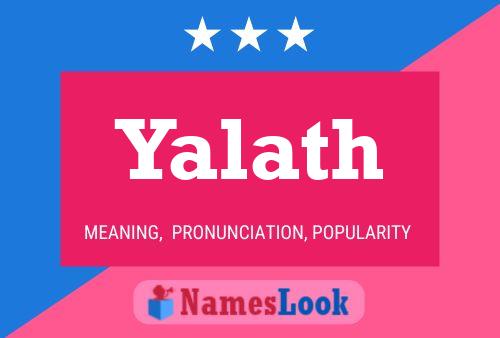 Yalath Name Poster