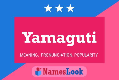 Yamaguti Name Poster