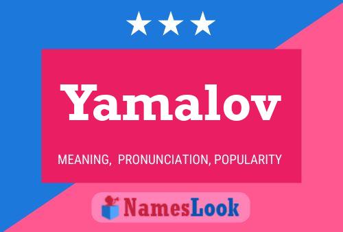 Yamalov Name Poster