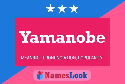 Yamanobe Name Poster