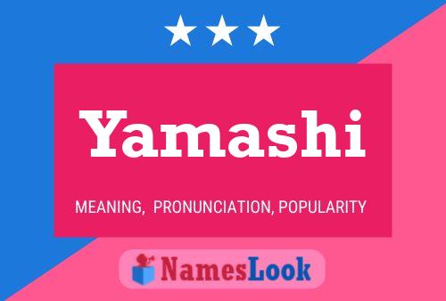 Yamashi Name Poster