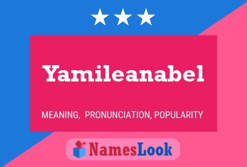 Yamileanabel Name Poster