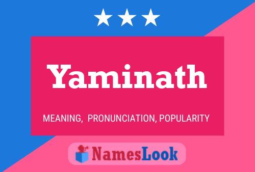 Yaminath Name Poster