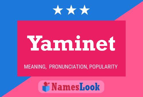 Yaminet Name Poster