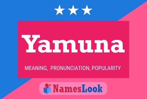 Yamuna Name Poster