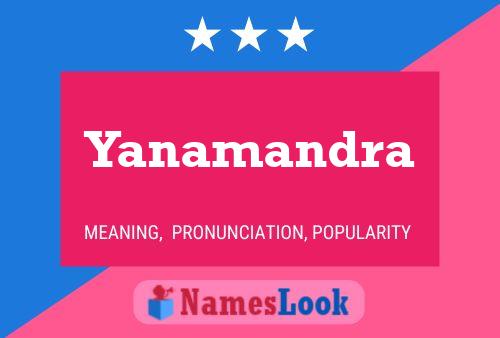 Yanamandra Name Poster