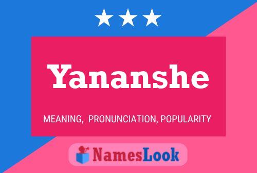 Yananshe Name Poster