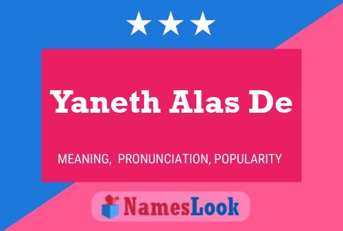 Yaneth Alas De Name Poster