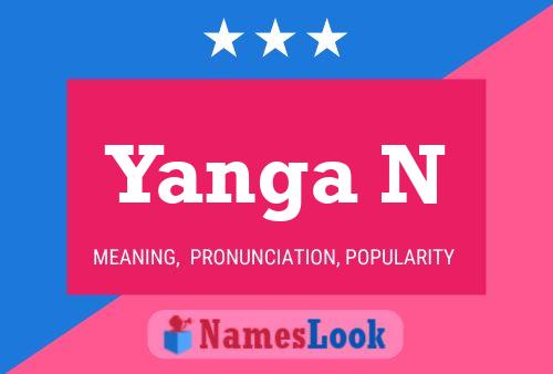 Yanga N Name Poster