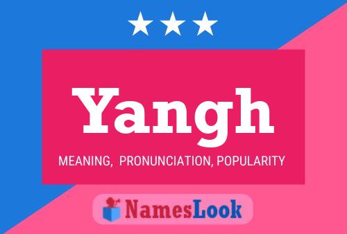 Yangh Name Poster